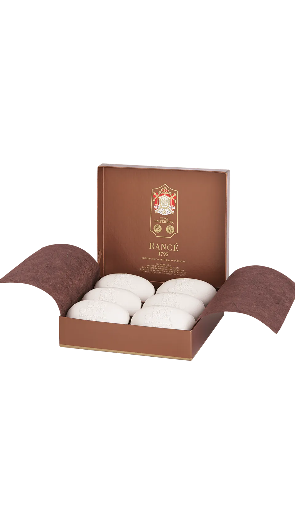 Rancé Le Roi Empereur Coffret 6 Savons Seife 6x100g Würzig