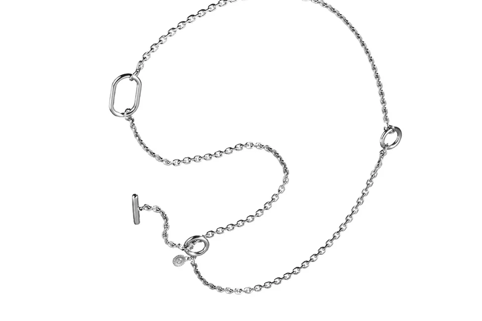 Veronique Gabai Jewelry Link Chain Kette Silber lang Choker