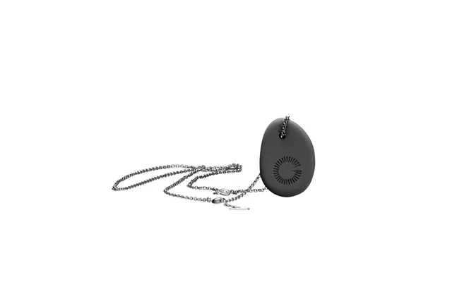 Veronique Gabai Ceramic Pebble Anhänger grau silber Keramik