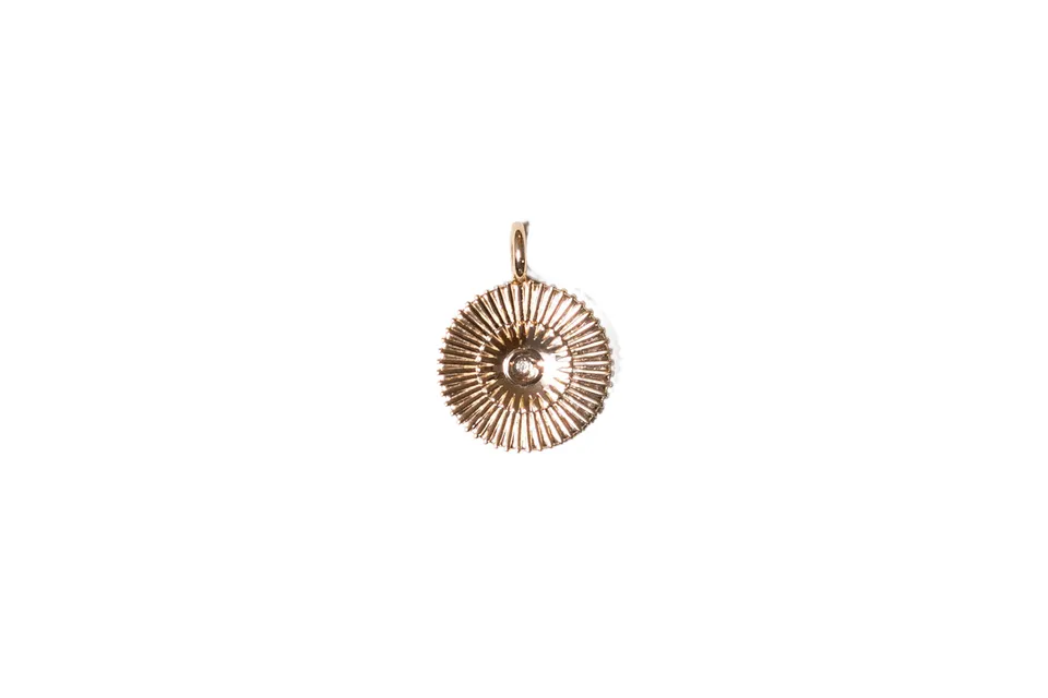 Veronique Gabai Jewelry Sun Charm Anhänger Gold
