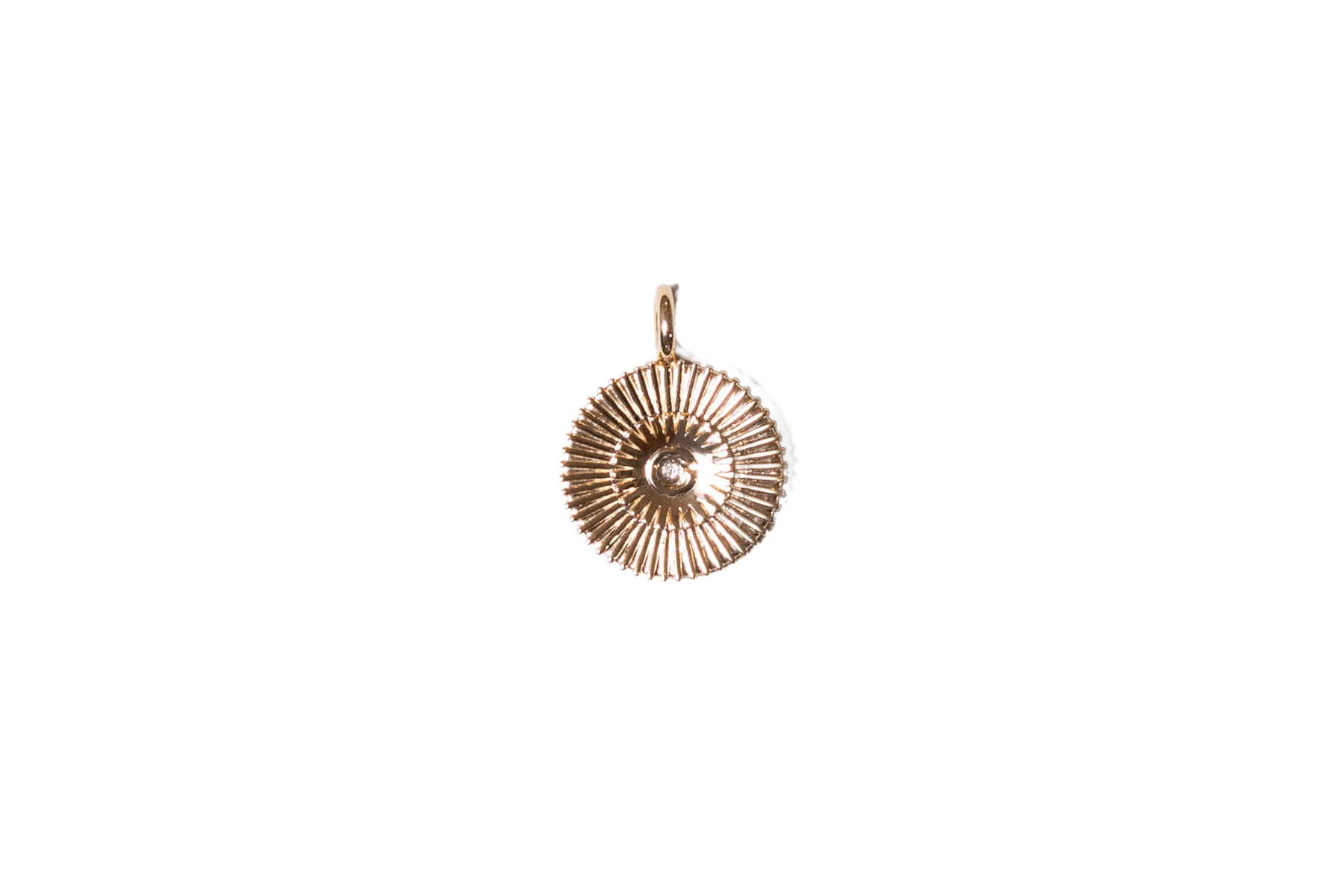 Veronique Gabai Jewelry Sun Charm Anhänger Gold