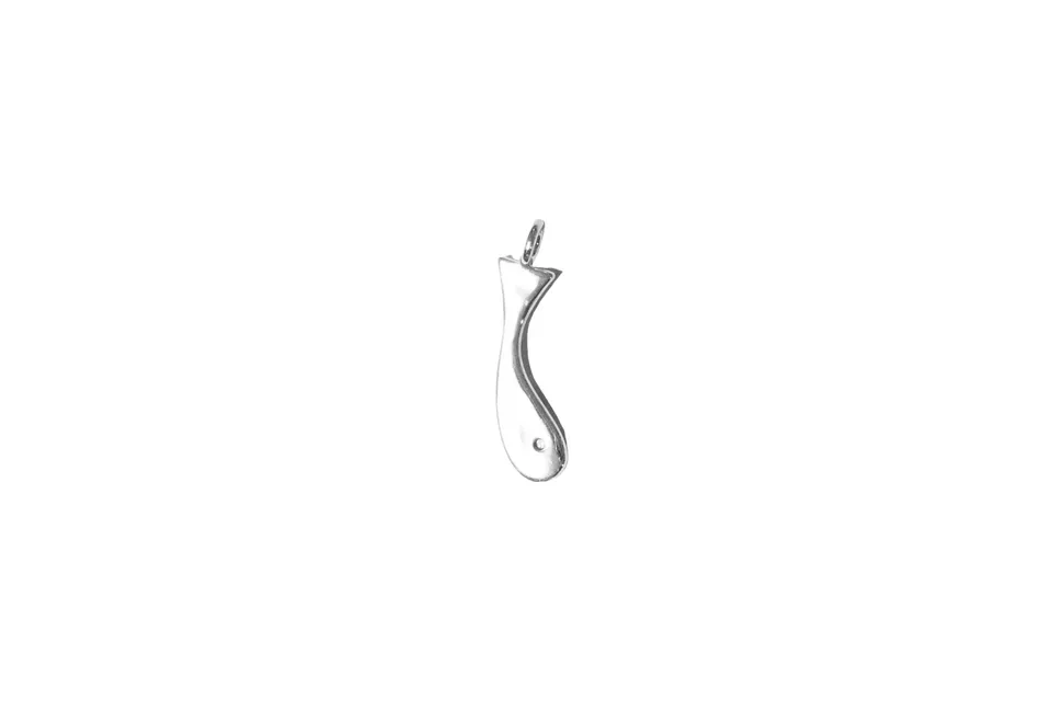 Veronique Gabai Fish Charm Anhänger Silber Glücksbringer