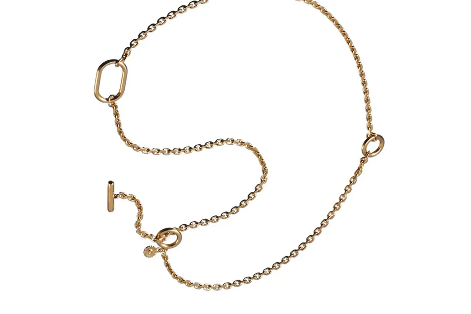 Veronique Gabai Link Chain Halskette Gold 18K vergoldet