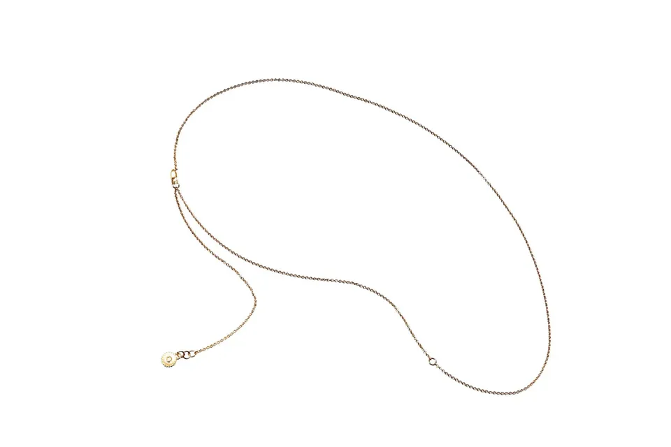 Veronique Gabai Thread Chain Halskette Gold 18K vergoldet
