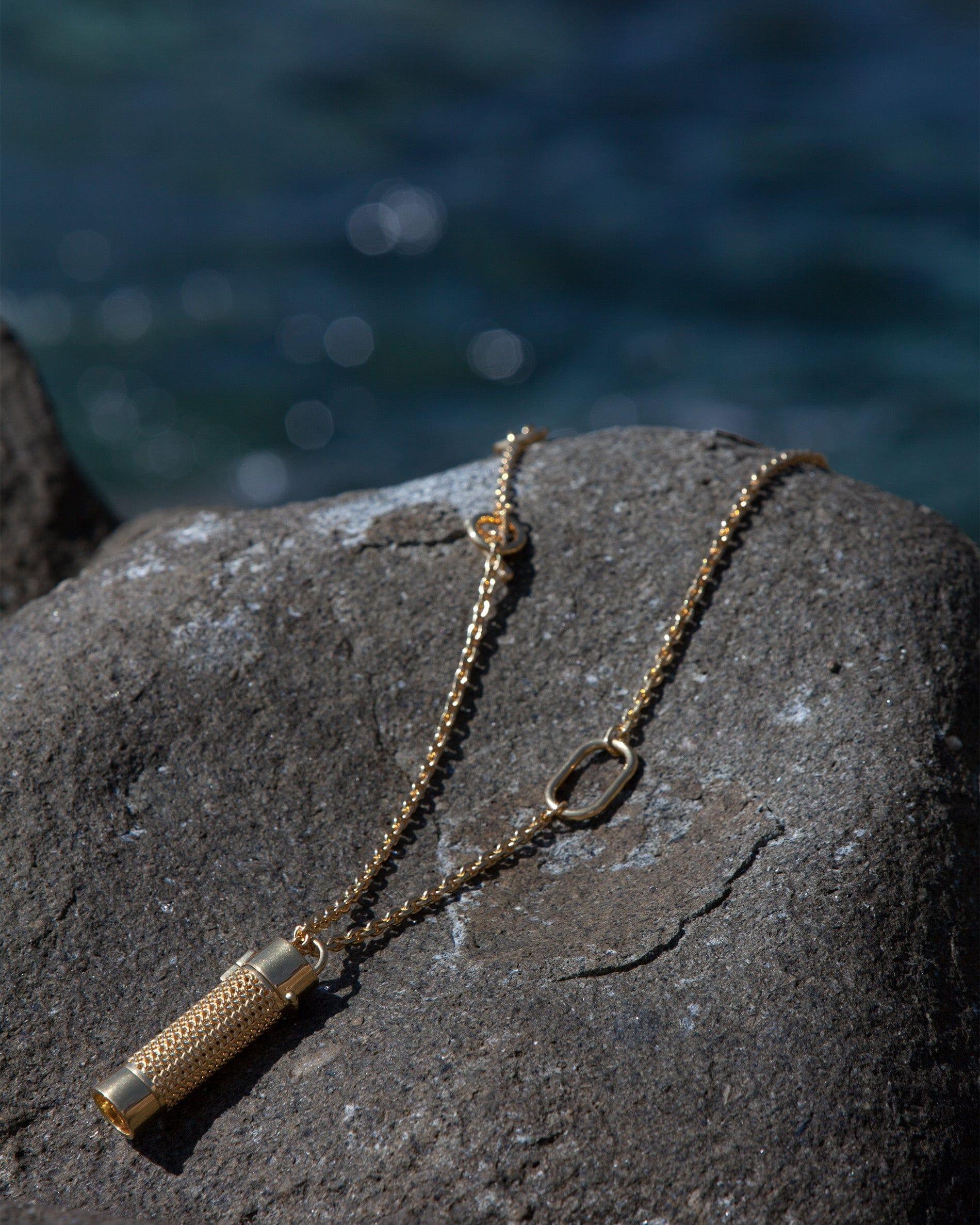 Veronique Gabai Link Chain Halskette Gold 18K vergoldet