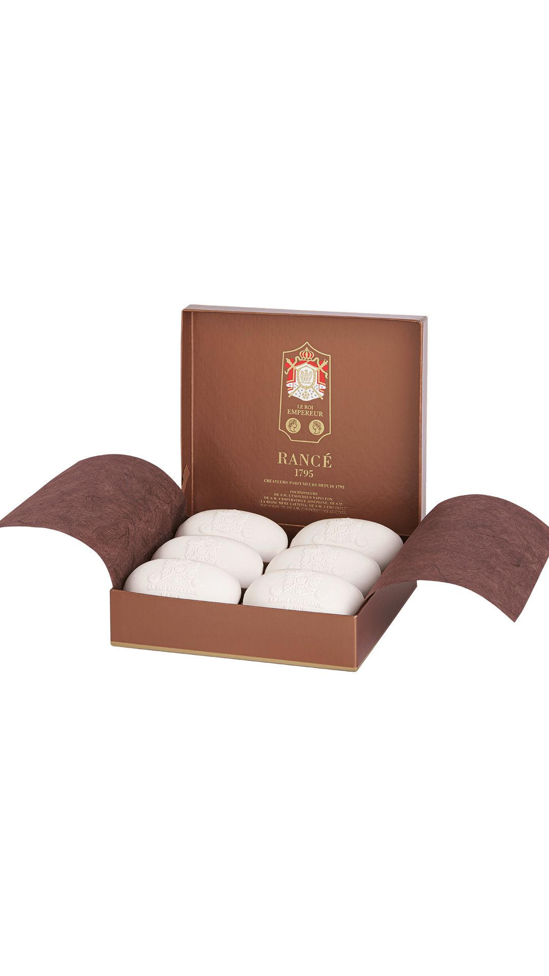 Rancé Le Roi Empereur Coffret 6 Savons Seife 6x100g Würzig