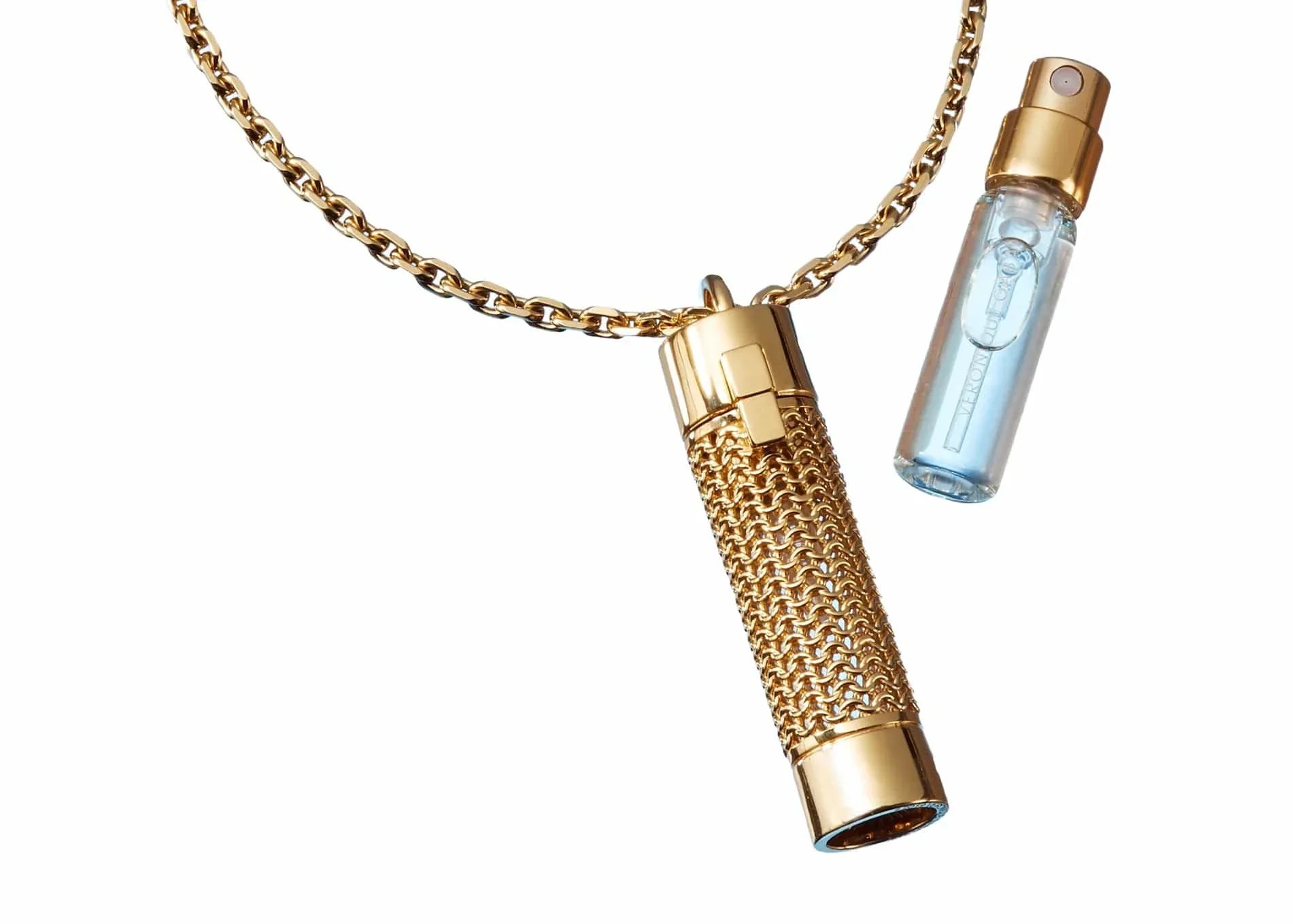 Veronique Gabai Monaco Set Duft-Anhänger Gold mit Kette